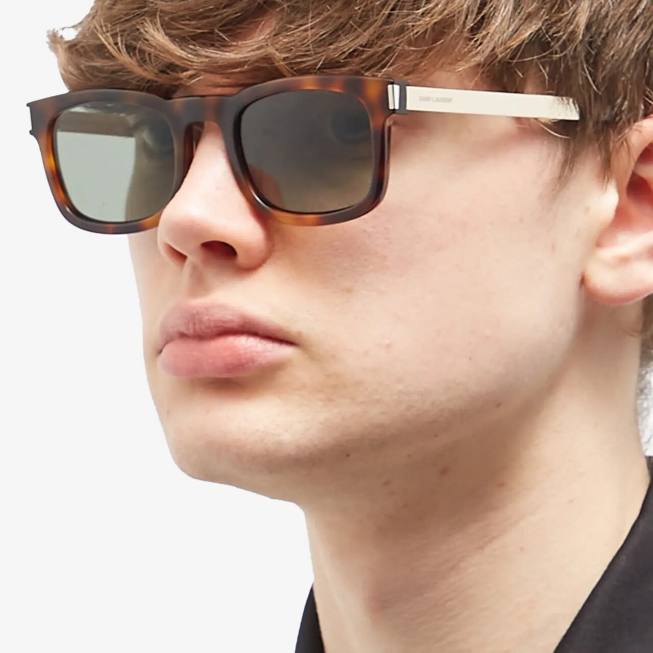 NUOVI OCCHIALI DA SOLE UOMO SAINT LAURENT SL 581 002 VERDE AVANA SAINT LAURENT SL581 002