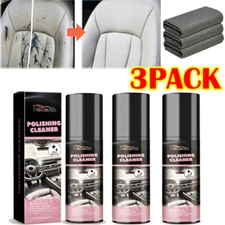 3PCS Polishing Cleaner Car Interior, Car Interior Detailer and Cleaner-US
