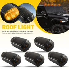 Wireless Car Cab Lights Solar Cab Lights Punch Free Yellow LED Lights Roof Light