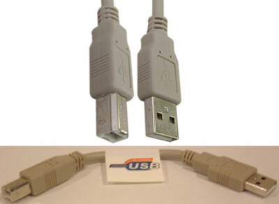 6''inch short USB 2.0 A~B AB Printer/Device Adapter Cable/Cord/Wire$SHdisc{L