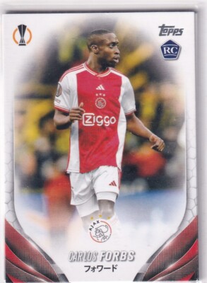 Topps 2024 CL Club Competition Japan UEFA Euro No. 90 Carlos Forbs Rookie