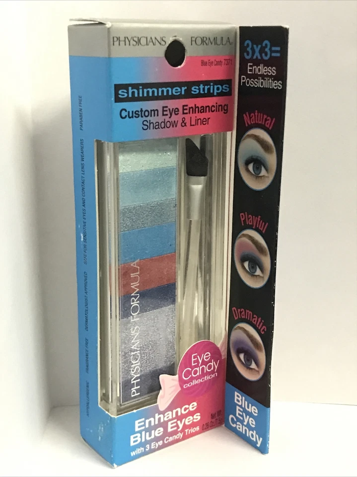 Physicians Formula Shimmer Strips Shadow & Liner Blue Eye Candy Collection #7371 - Image 2 of 4