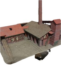 HO Scale Abandoned Complex.  10x12x5 Inches W...