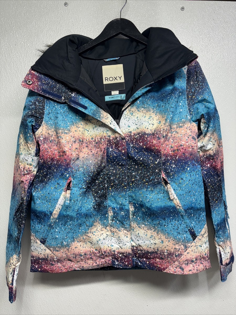 Roxy Jet Ski Snow Jacket Women's Small Galaxy Snowboard Ski Jacket