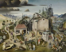 The Old Wives Mill :  Franz Sedlacek  : 1937 :  Archival Quality Art Print