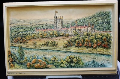 Bossons Ivorex wall plaque - Balmoral Castle