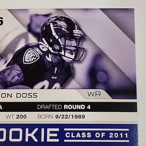 2011 Panini Absolute Memorabilia Spectrum Gold 281/299 Tandon Doss Rookie Auto - Picture 9 of 12
