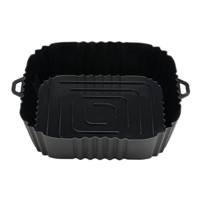 Air Fryer Oven Baking Tray Silicone Tray Fried Chicken Pizza Mat Silicone Pan