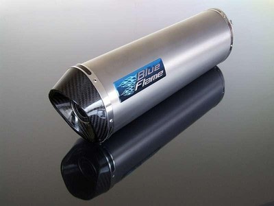 ZZR600 EXHAUSTS 1993-2004-KAWASAKI-PAIR-BLUEFLAME TITANIUM-CARBON TIP