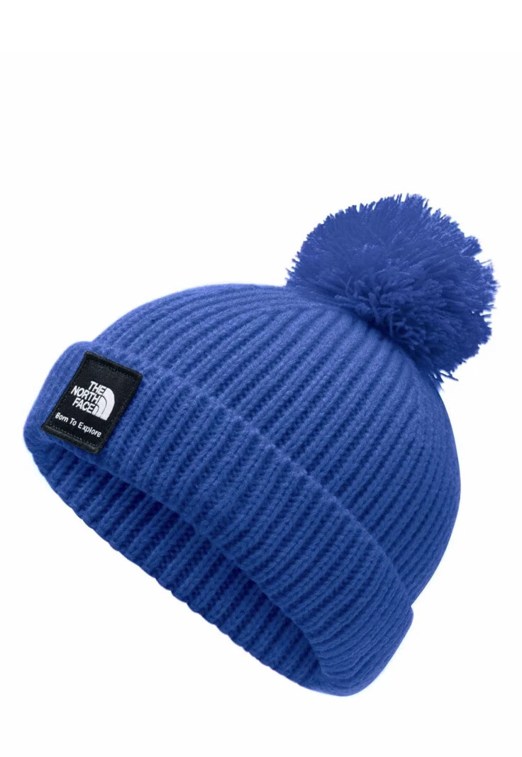 The North Face Baby Infant Box Logo Pom Beanie XXS 0-6 Months NWT