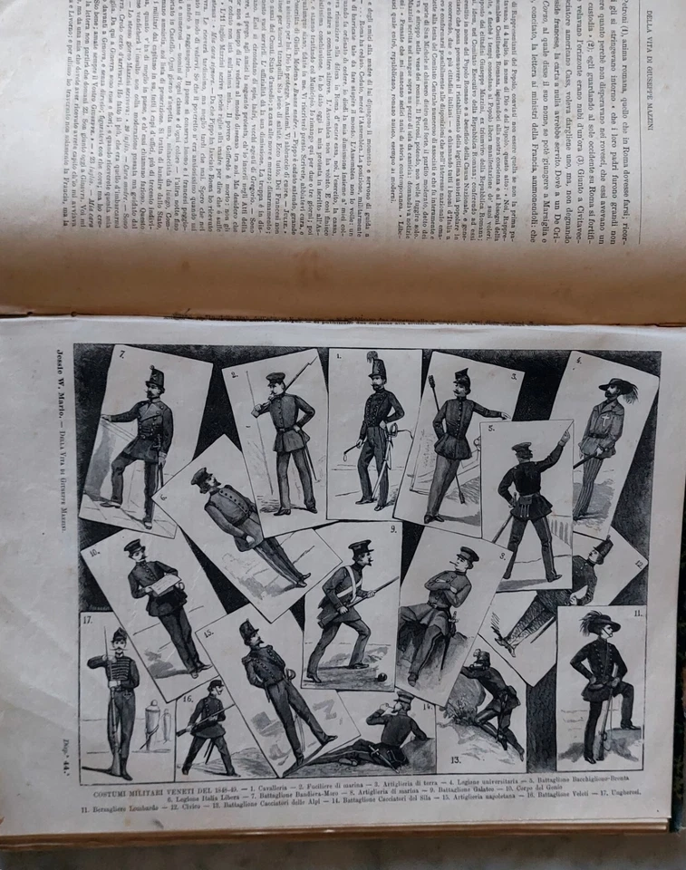 Della vita di Giuseppe Mazzini per Jessie W. Mario - Sonzogno 1891 - Immagine 3 di 4