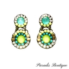 MELIZI "Flash" Drop Stud Earrings (Ayala Bar Style) (50% OFF)