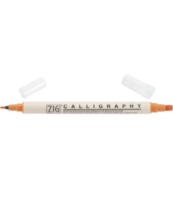 ZIG Memory System Writer Dual-Tip Marker-Pure Orange
