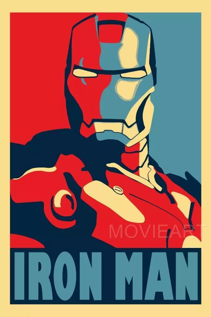 IRON MAN POP ART MOVIE POSTER FILM A4 A3 ART PRINT CINEMA | eBay