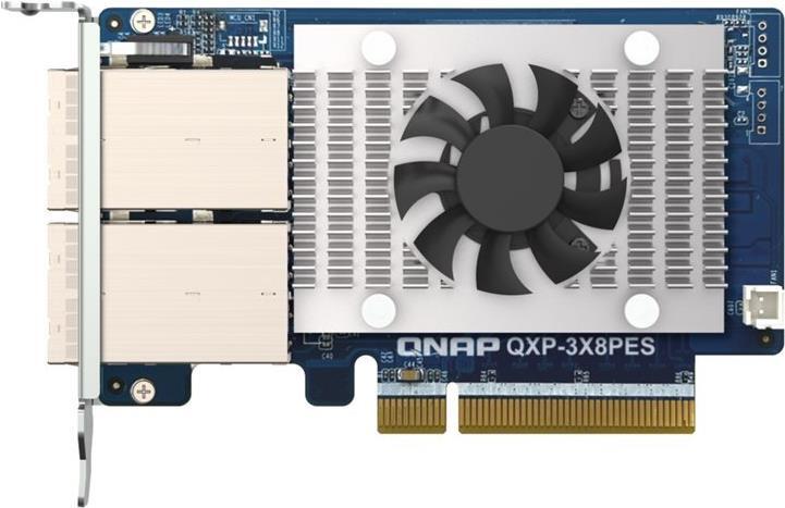 QNAP QXP-3X8PES 2 ports SFF-8644 1x2 Expansion card PCIe Gen3 x8 for QNAP PCIe J