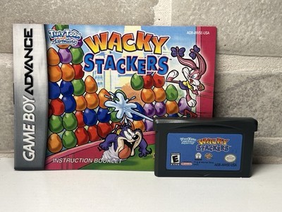 VG - Wacky Stackers Nintendo Gameboy Advance GBA Booklet And GAME Only