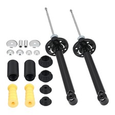 2 Federbein +Anschlagpuffer + Domlager Hinten for VW Corrado 1983-2002 191513033