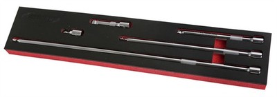 5 Stck. 3/8 Zoll Antrieb Wobble extra lange Verlängerung Steckschlüsselsatz 38-450 mm