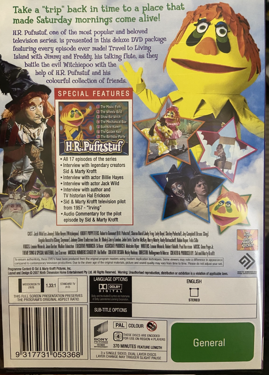 H. R. Pufnstuf-Complete Series (DVD, 1969) for sale online | eBay