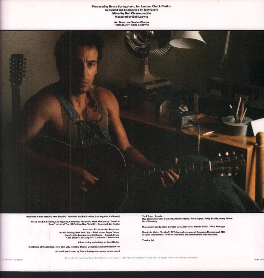 Bruce Springsteen Tunnel Of Love LP Vinyle Japon CBS 1987 Avec Obi Extérieur - Photo 4/4