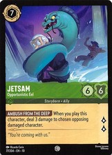 Jetsam Opportunistic Eel 77/204 Whispers in the Well Disney Lorcana