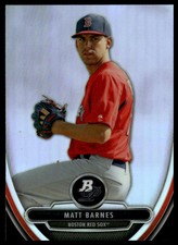 2013 Bowman Platinum #BPCP29 Matt Barnes Chrome Prospects Refractors
