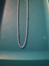 20 inch 925 Sterling Silver cable chain 10% to charity