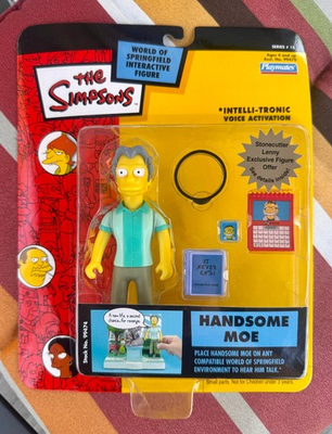 #ad The Simpsons WOS world of springfield HANDSOME MOE series 15 MIB slight cardwarp $27.50