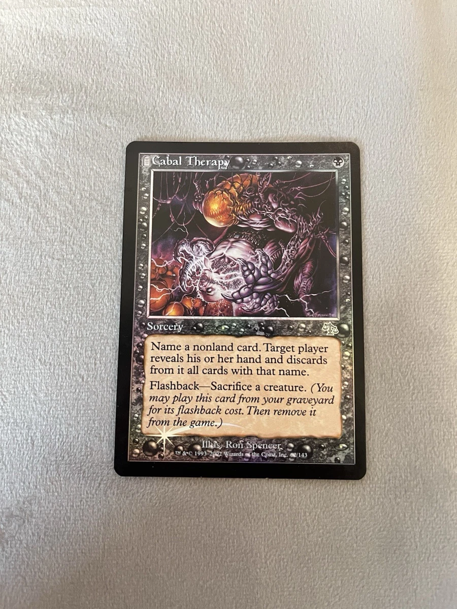 Cabal Therapy Magic: The Gathering Individual Trading Card Games