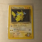 Pokémon Lt. Surge's Pikachu Gym Heroes 1st Edition 081/132 50 HP English Card