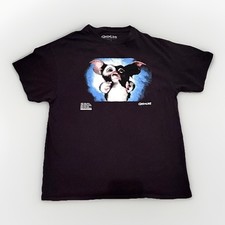 Official Gremlins Gizmo Size L Black T Shirt Mogwai Don't List Graphic Tee Movie