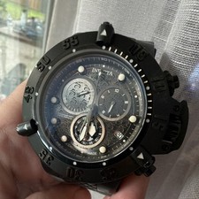 Invicta Subaqua Men s Chronograph Quartz 500m Black Rubber Strap 50mm
