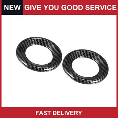 Pack of 2 For Honda Civic Car Loudspeaker Circle Trim Audio Speaker Decor Ring