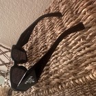 PRADA Prada Milano Women's Oversized Square Sunglasses Black Plastic Tinted Lens — photo 2