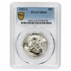1952S Franklin Half Dollar 50C PCGS MS 64
