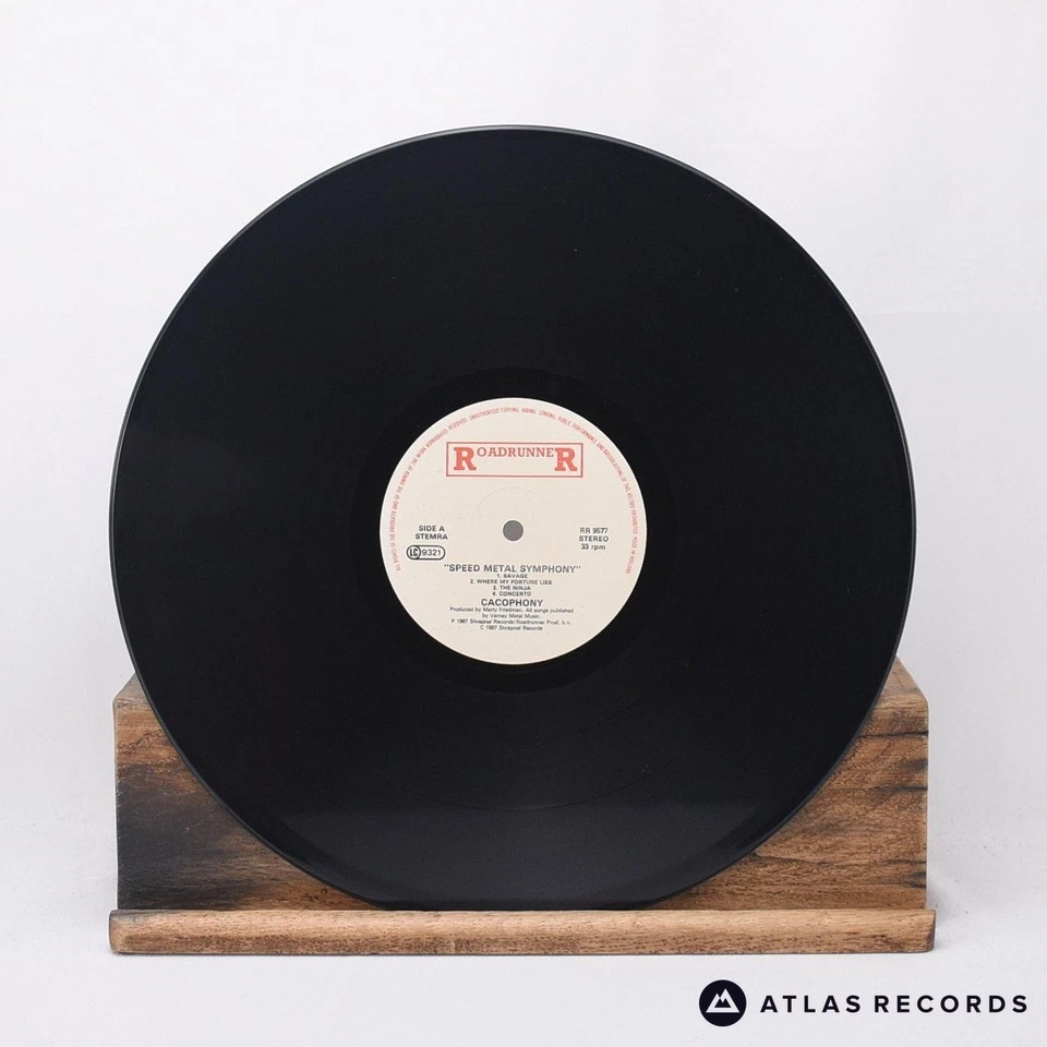 Marty Friedman Speed Metal Symphony A B LP Album Vinyl Record RR 9577 - VG+/EX Foto 4 de 4