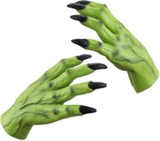 Adult Flexible PVC Zombie Claw Gloves - Create a Terrifying Halloween Look