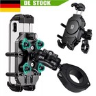 Motorrad Handyhalterung mit Vibrationsdämpfer,Diebstahlsichere Handy Halterung