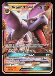 Aerodactyl GX 106/236 Unified Minds Ultra Rare Holo