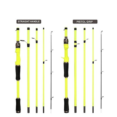 5 Section Spinning/Casting Rod Portable Fishing Rods M Power Fishing Pole