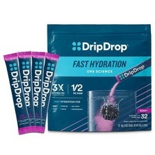 DripDrop Hydration Packets Berry Single Serve Electrolytes Powder Drink Mix...