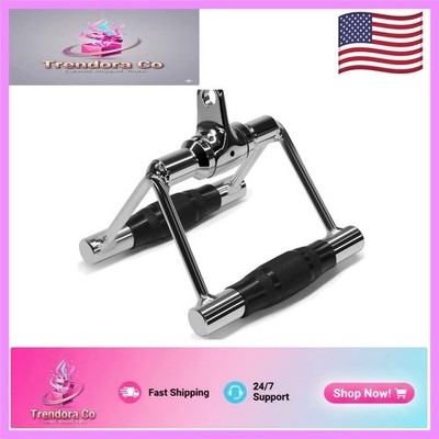 Durable Alloy Steel Cable Machine Attachments - Double D Handle & Tricep Rope