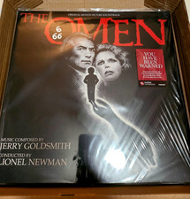 The Omen [LP] 2022 Jerry Goldsmith Vinyl Soundtrack Blood Red Black Splatter