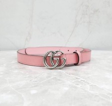 Gucci gg GG Marmont Thin Belt Pink 409417 149096730