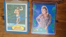 2x Autographed Wrestling Card Lot Terri Runnels Wendy Richter WWE TOPPS RC AUTO