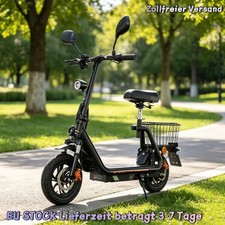 48V13AH Mit Straßenzulassung Scooter mit Sitz TWOFISH HOT Neu 12" …