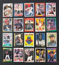 20 CARD LOT OF DIFFERENT KIRBY PUCKETT CARDS- MLB HOF -FREE SHIPPING! -#W120325A