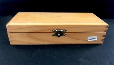 Vintage X-Acto Knife Set W/ Wood Case