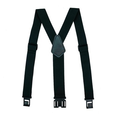 Belt Clip Suspenders for Men's Elastic Hook End Plastic Clip Suspenders Non M...