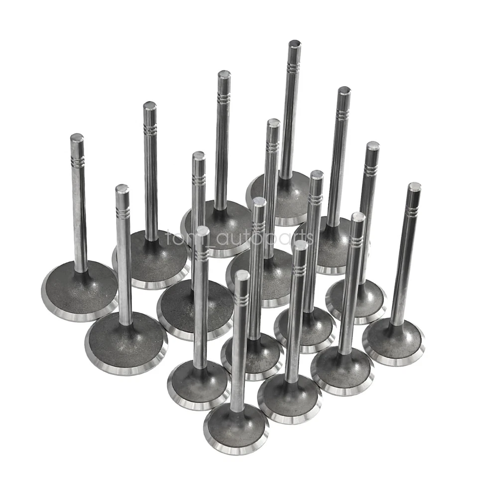 Intake Valves & Exhaust Valves Fits 1992-1999 Ford Lincoln Mercury 4.6L 5.4L 16V Foto 4 de 4